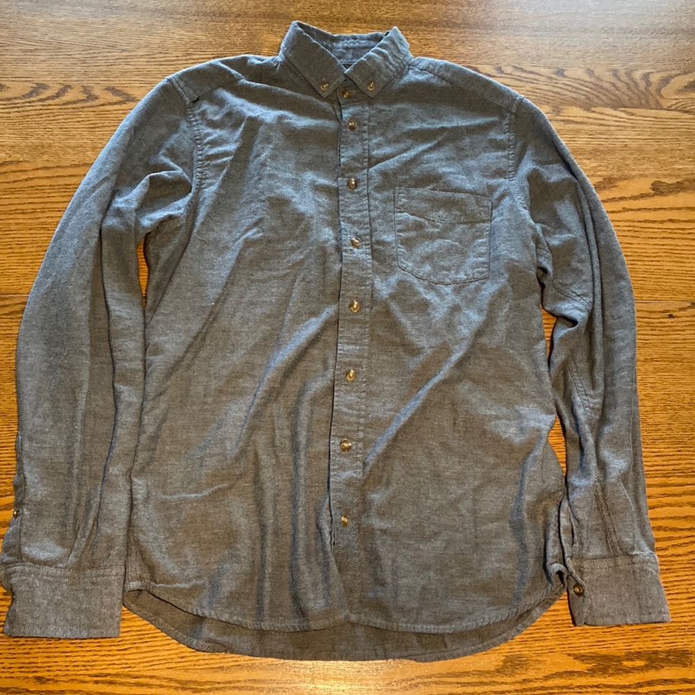 Fisher + Baker men’s shirt, gray size M